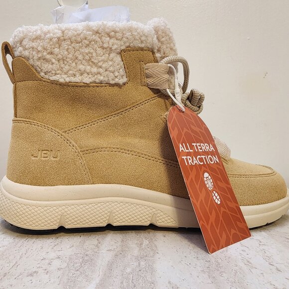 JBU Womens Freeze Round Toe B Tan 6M -A024 - Picture 1 of 10